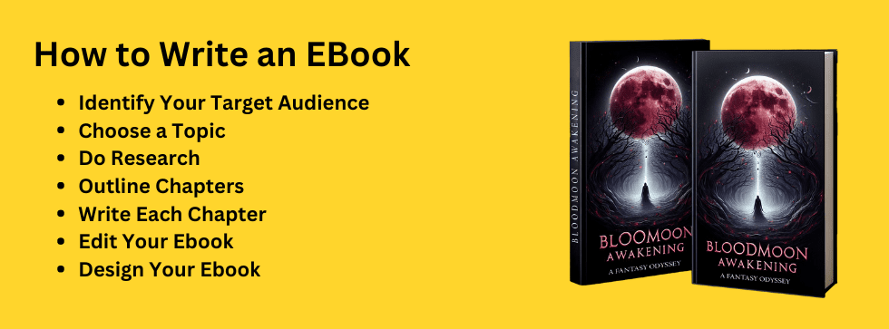 How to Write an EBook Steps